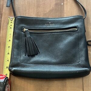 Kate Spade Black Pebbled Leather Crossbody Bag